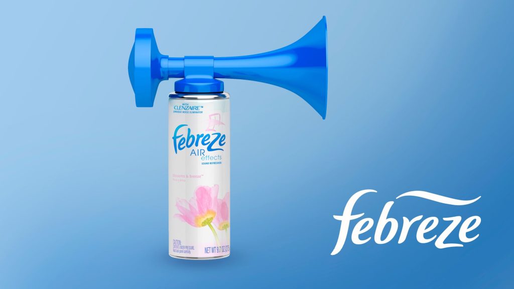 Febreze Releases New Air Horn For Covering Up Unpleasant Bathroom Sounds