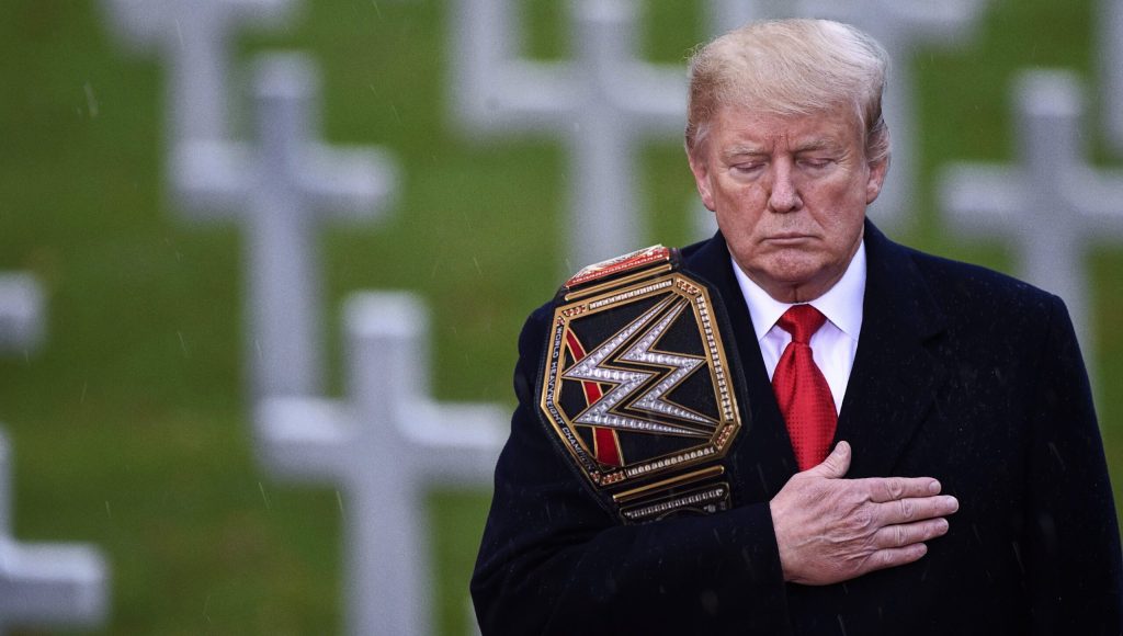 Trump Delivers Touching Tribute To Fallen Heroes Of WWE