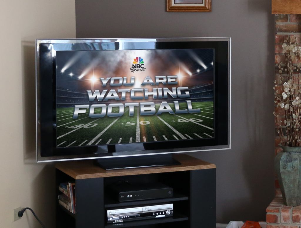 NBC Unveils On Screen Graphic Informing Audience They Are Watching Football