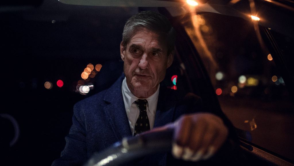 Mueller Annoyed By Dipshit Protestors Holding Up Traffic During Commute