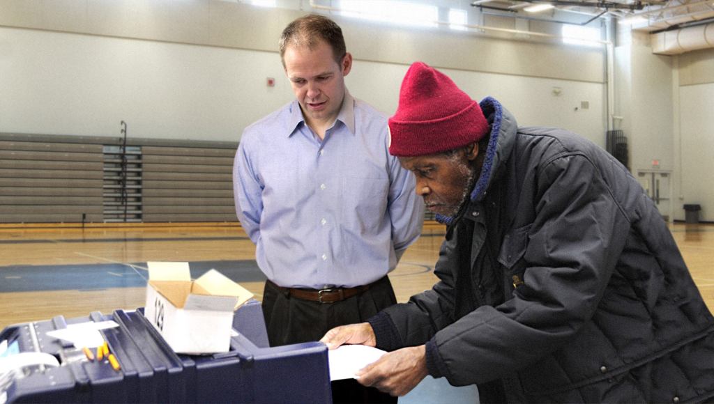 Georgia Election Worker Assures Black Man Ballot Scanner Supposed To Sound Like Shredder