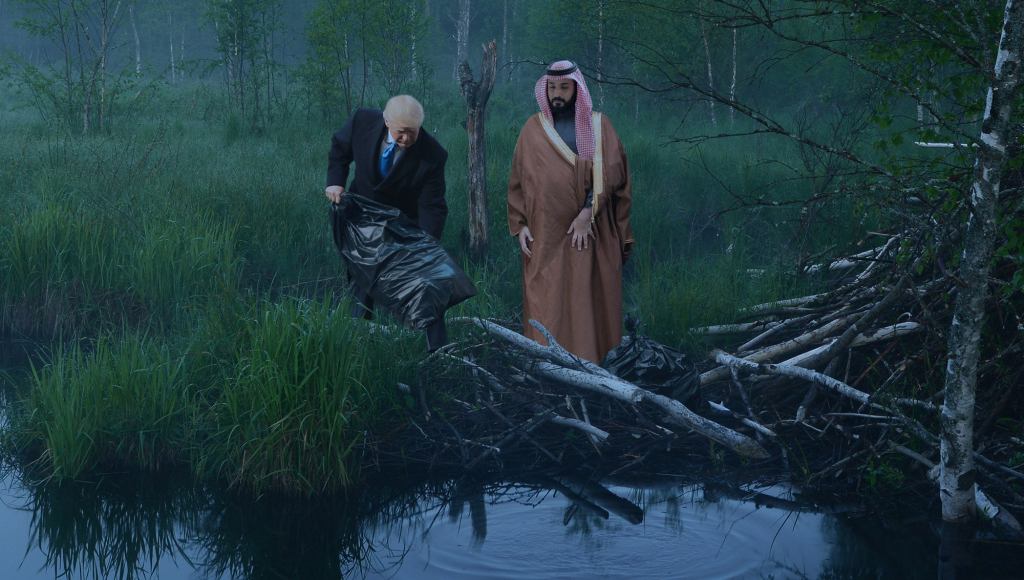 ‘We Will Never Speak Of This Again,’ Says Trump To Mohammed Bin Salman As They Dump Khashoggi’s Body Into New Jersey River