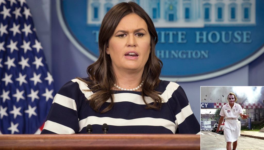 Sarah Huckabee Sanders Denies Doctoring Footage Showing Jim Acosta In Clown Makeup Blowing Up Gotham Hospital