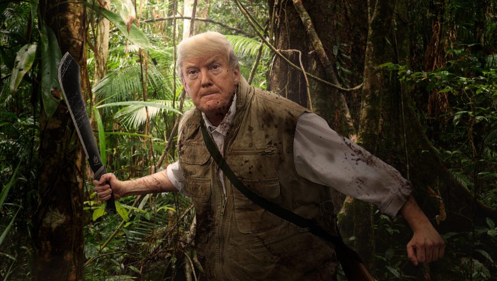 Trump Hacks Through Thick Central American Jungle In Search Of Entirely New Ethnic Group To Demonize