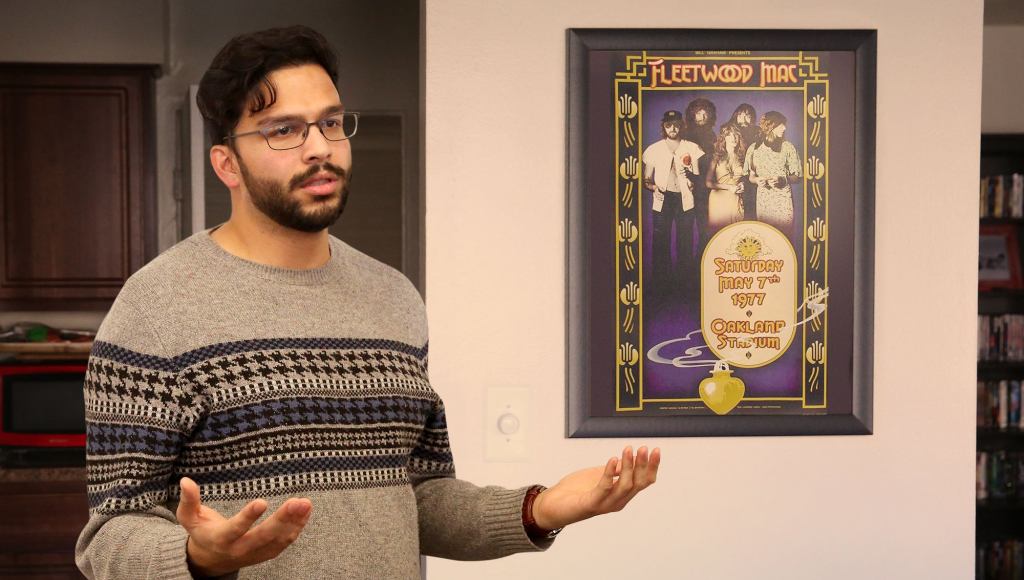 Man Methodically Explains Origin Behind Every Poster Hanging In Apartment