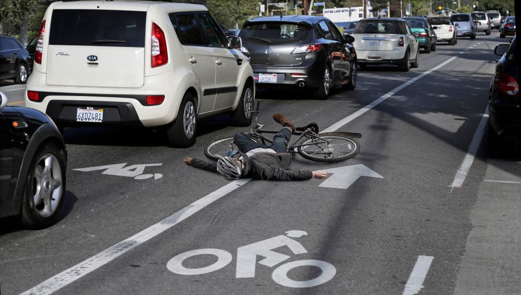 L.A. Adds Lanes For Cyclists To Recover From Getting Hit By Cars