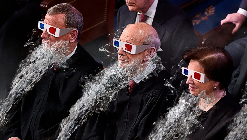 Guests’ Chairs Tilt, Spray Water At Them During First-Ever 4D State Of The Union Address