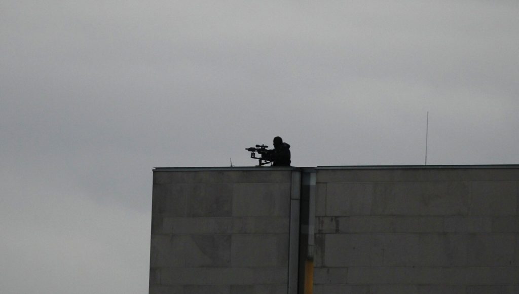 Crowd Feeling Kind Of Silly Now After Spending All That Time Pleading Rooftop Sniper Not To Jump