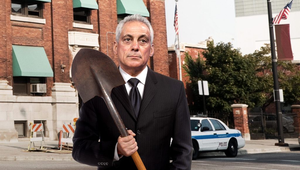 Rahm Emanuel Breaks Ground On New Jason Van Dyke Police Academy