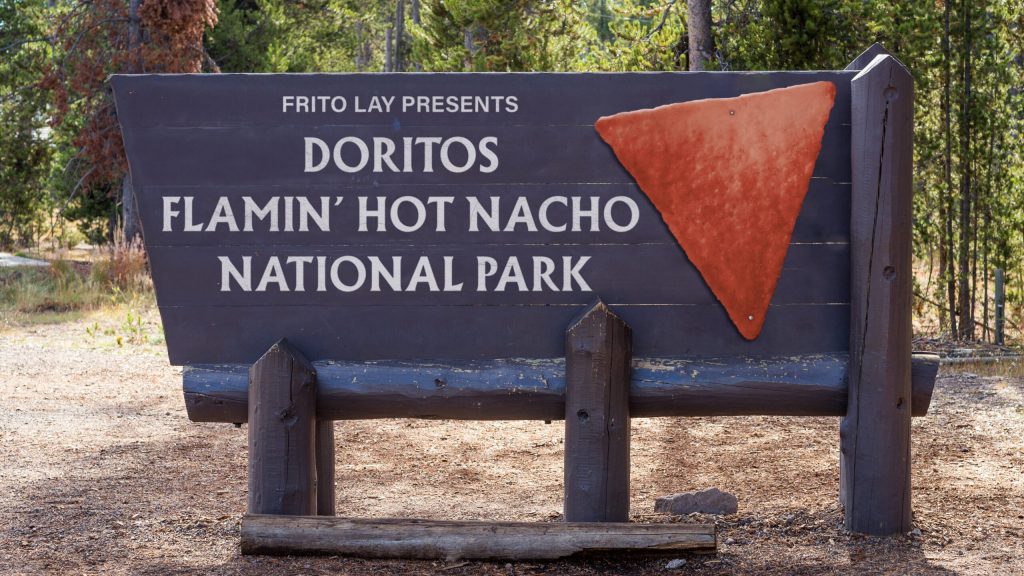 David Bernhardt Denies Business Interests Influenced Yellowstone’s Name Change To Frito Lay Presents Doritos Flamin’ Hot Nacho National Park