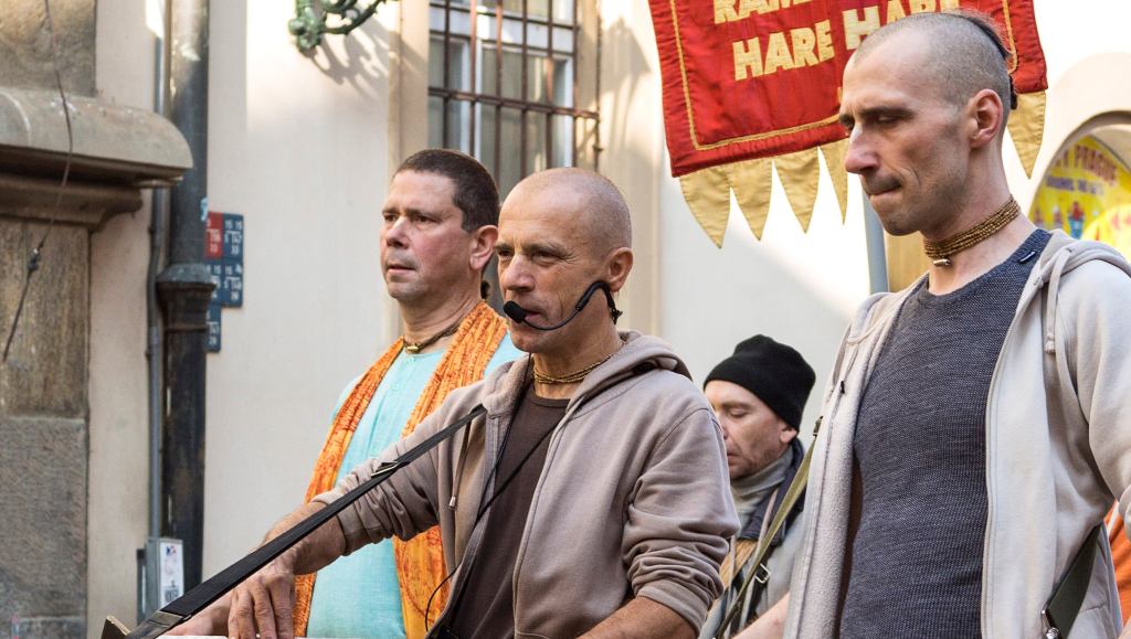 Hare Krishnas: ‘Hare Krishna, Hare Krishna, Krishna Krishna, Hare Hare’