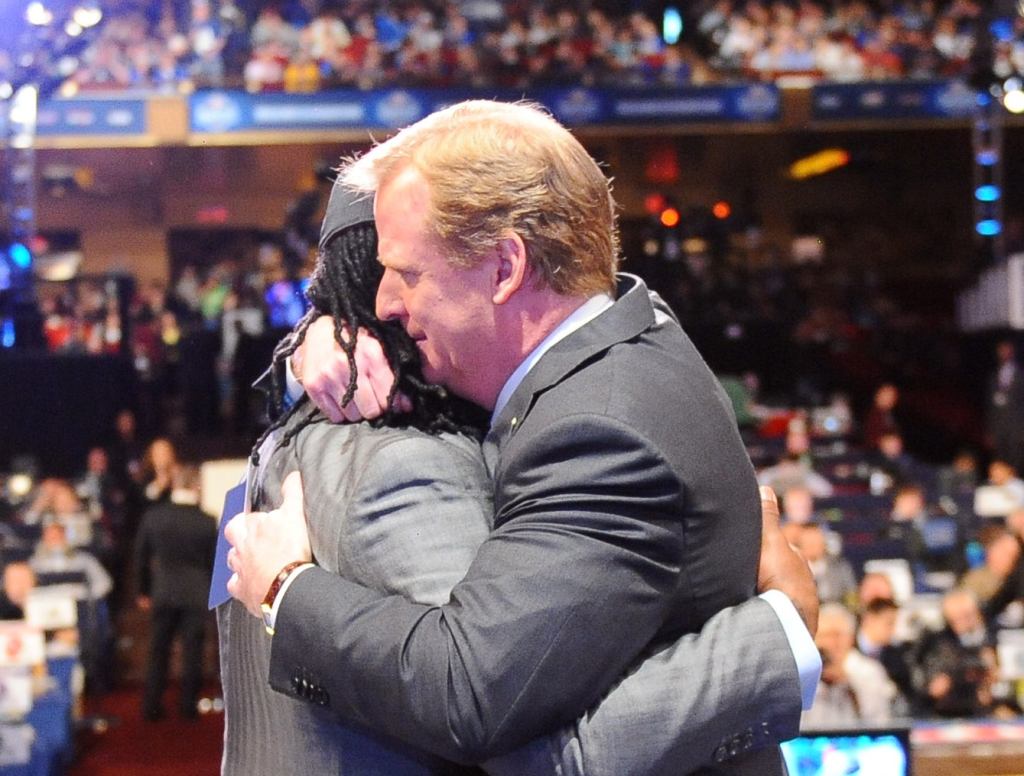 ‘If You Cross Me I Will End You,’ Goodell Whispers Into Ear Of Every Draft Pick