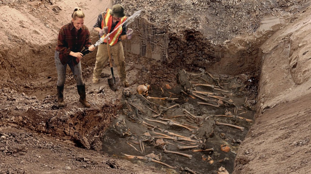 Excited Archaeologists Hit Mass Grave Jackpot