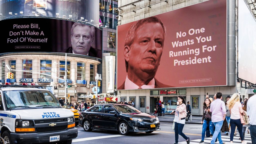 De Blasio PAC Spends $30 Million On Ads Urging Candidate Not To Embarrass Self By Running