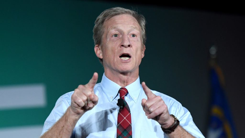 Newly Founded Steyer Institute For Political Research Poll Finds Tom Steyer Leading 2020 Democrats At 95%