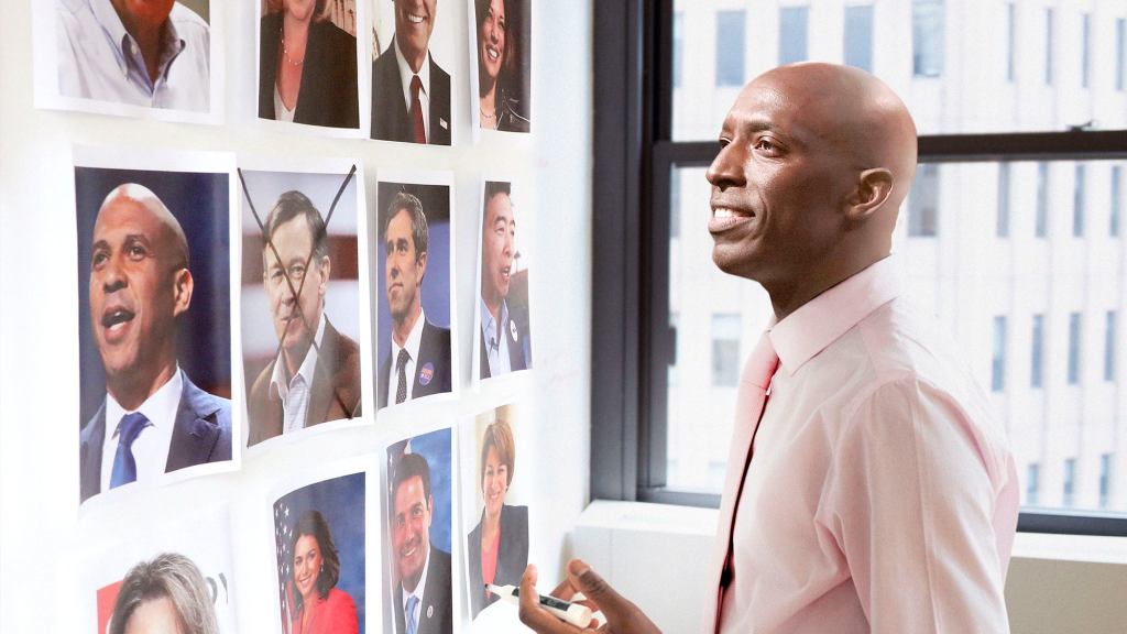 ‘And Then There Were 23,’ Says Wayne Messam Crossing Out Hickenlooper Photo In Elaborate Grid Of Rivals