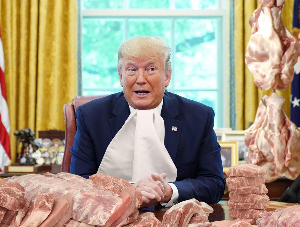 Trump Vows To Eat All Surplus Pork Products China Refuses To Import