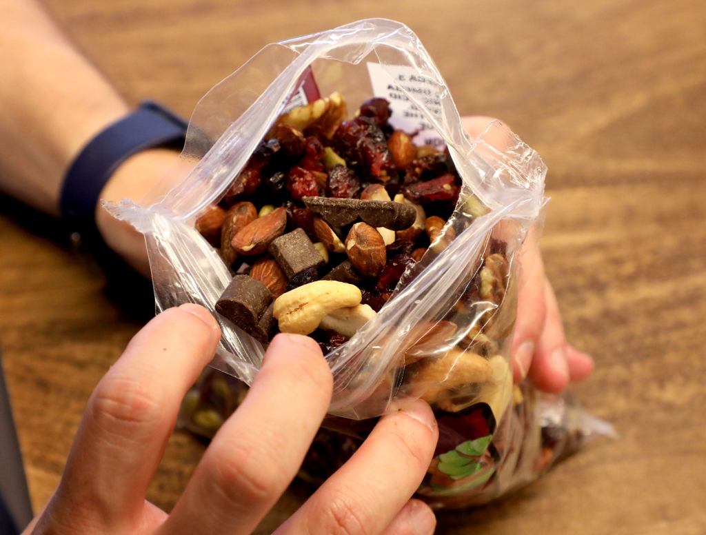 Report: Ugh, Trail Mix All Raisins, Almonds, Dried Cranberries, Chocolate Chips, Cashews, Sunflower Seeds