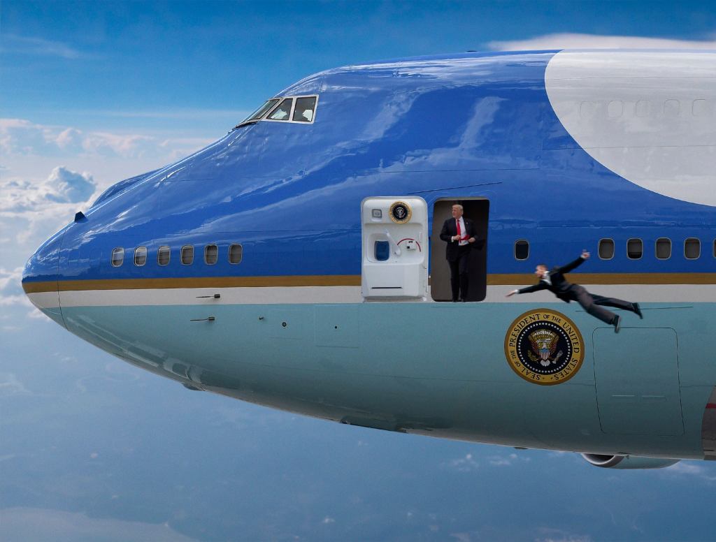 Trump Opens Door On Air Force One Again