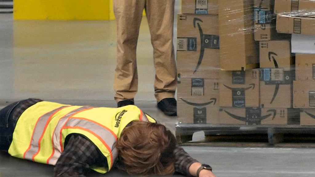 Unconscious Amazon Employee Chastised For Not Filing Time-Off Request