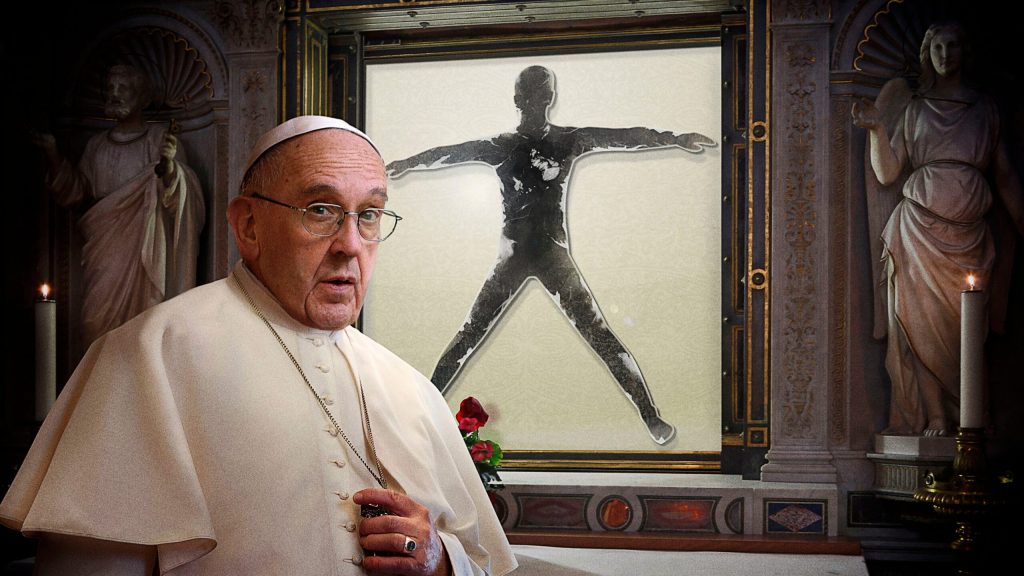 Pope Francis Teaches Parishioners Dangers Of Sinning By Showing Them Cross Section Of Black, Desiccated Soul