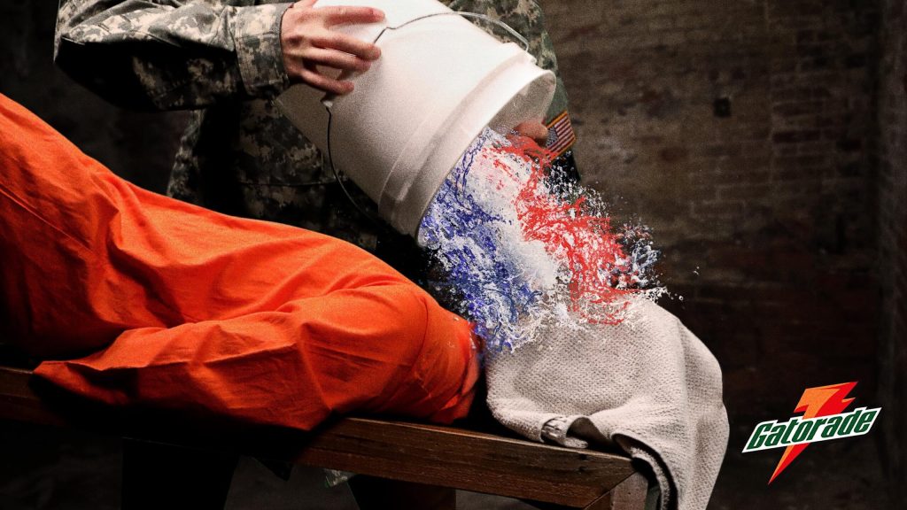 New Patriotic Gatorade Ad Shows Terrorists Being Waterboarded With Gatorade