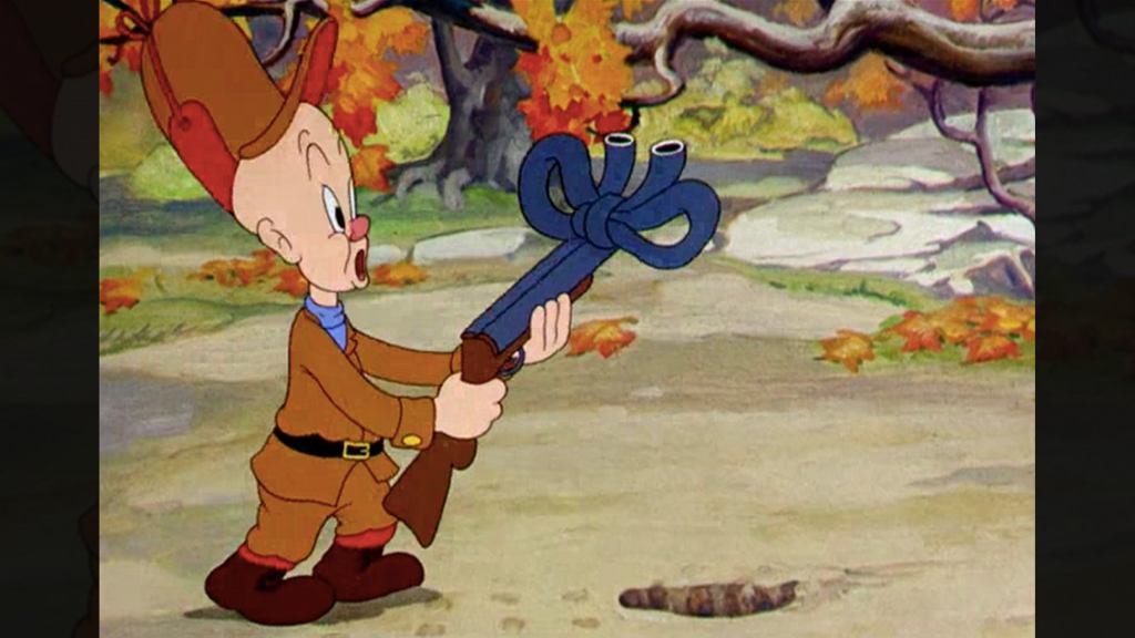 NRA Issues ‘F’ Rating To Bugs Bunny For Tying Up Guns Into Pretzel Shape