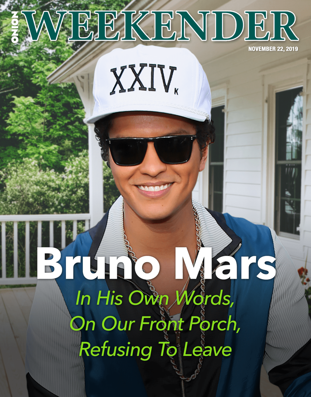 Bruno Mars: In His Own Words, On Our Front Porch, Refusing To Leave