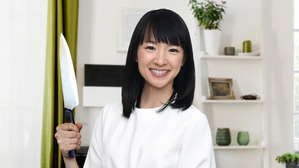 Smiling, Knife-Wielding Marie Kondo Orders Followers To Leave Behind Cluttered Physical Forms