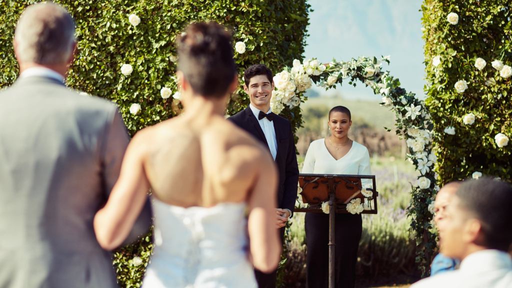 Sight Of His Beautiful Bride Walking Down Aisle Fills Man With Overwhelming Happyish Feeling