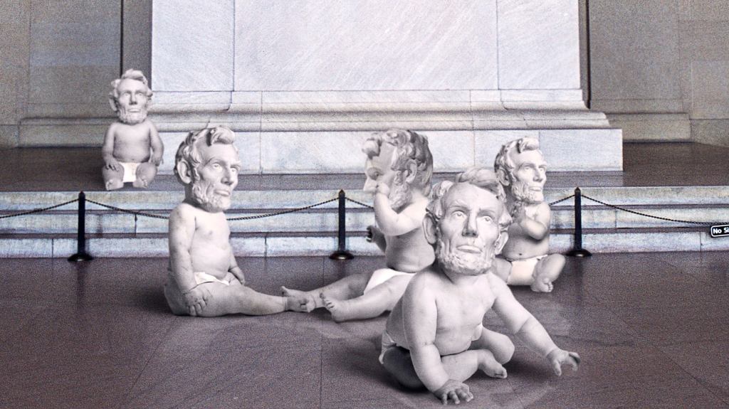 Excited Park Rangers Announce Lincoln Memorial Actually A Girl After Statue Gives Birth To Litter Of Tiny Marble Abraham Lincolns