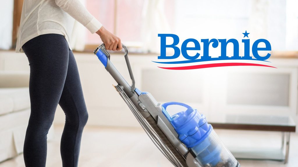 Sanders Campaign Doubles Down With New Ad Warning Americans They’ll Never Be Able To Hear A Female President Over The Sound Of Her Vacuum