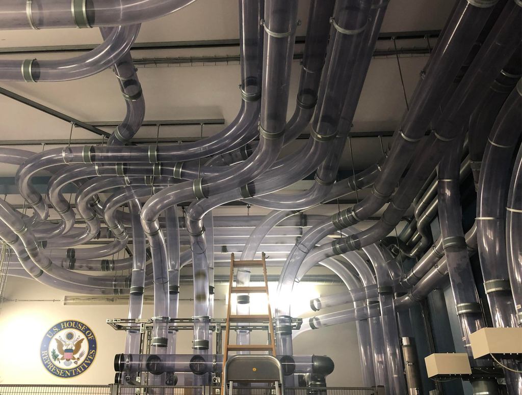 Articles Of Impeachment Sent Through Winding Maze Of Pneumatic Tubes On Journey To Senate