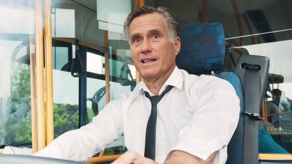 ‘I’ll Show Those Pricks!’ Screams Mitt Romney Driving Busload Of Pregnant Women To Abortion Clinic After Being Disinvited To CPAC