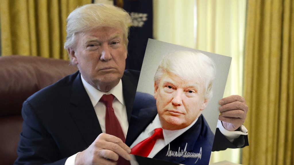 Trump Seeks To Stimulate Economy By Sending Rare Autographed Photo To Every American