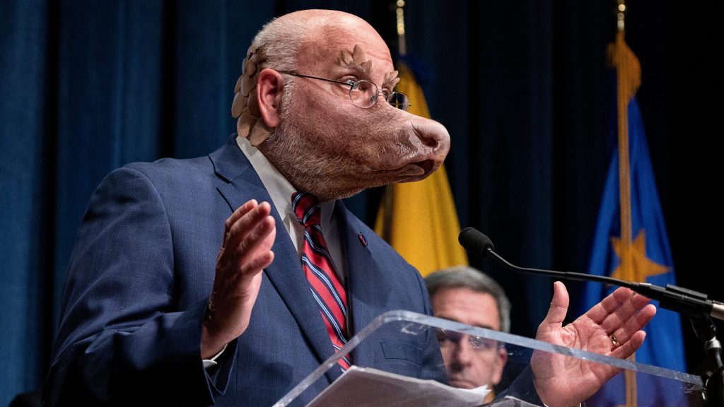 ‘We Have Coronavirus Under Control,’ Announces CDC Director As Nose Slowly Transforms Into Pangolin Snout