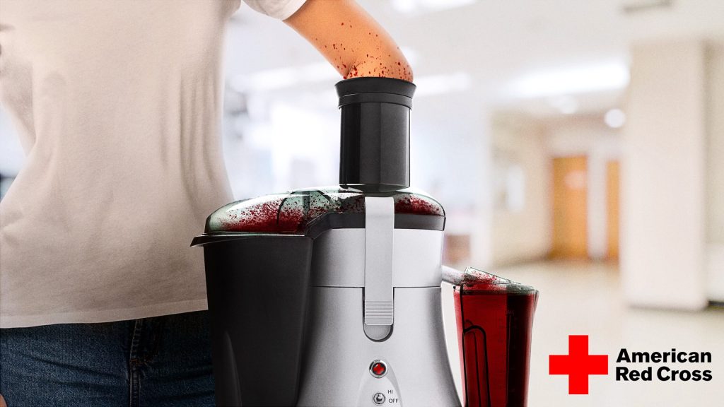 Desperate Red Cross Introduces New High-Powered Arm Juicer To Get Every Last Drop Out Of Donors