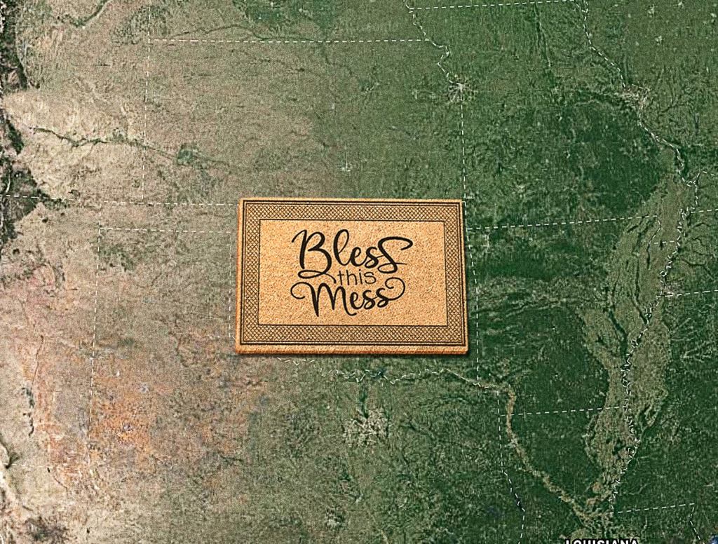 Kansas Unveils $1.5 Million, 50,000-Square-Mile ‘Bless This Mess’ Border Mat