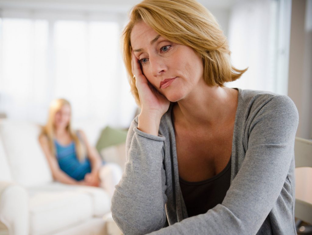 Mom Comes Back From Long Call With Friend Looking Real Sad