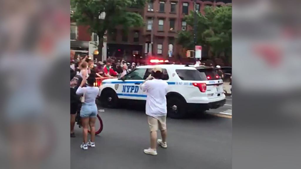 Police Defend Use Of Non-Lethal Rubber Tires On Protestors