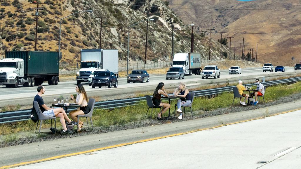 L.A. Designates Open-Air Dining Areas Along 101 Freeway Median