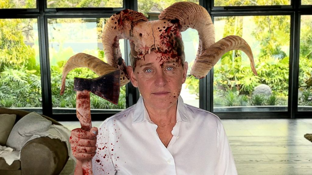 Ellen: ‘I Never Intended To Make Staff Feel Unsafe By Wearing A Bloodied Ram Skull And Stalking Them With A Hatchet’