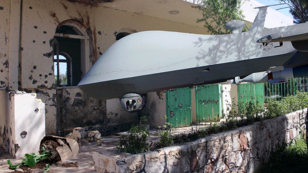 Clumsy Stealth Drone Surveilling Taliban Base Flees After Accidentally Knocking Over Potted Plant