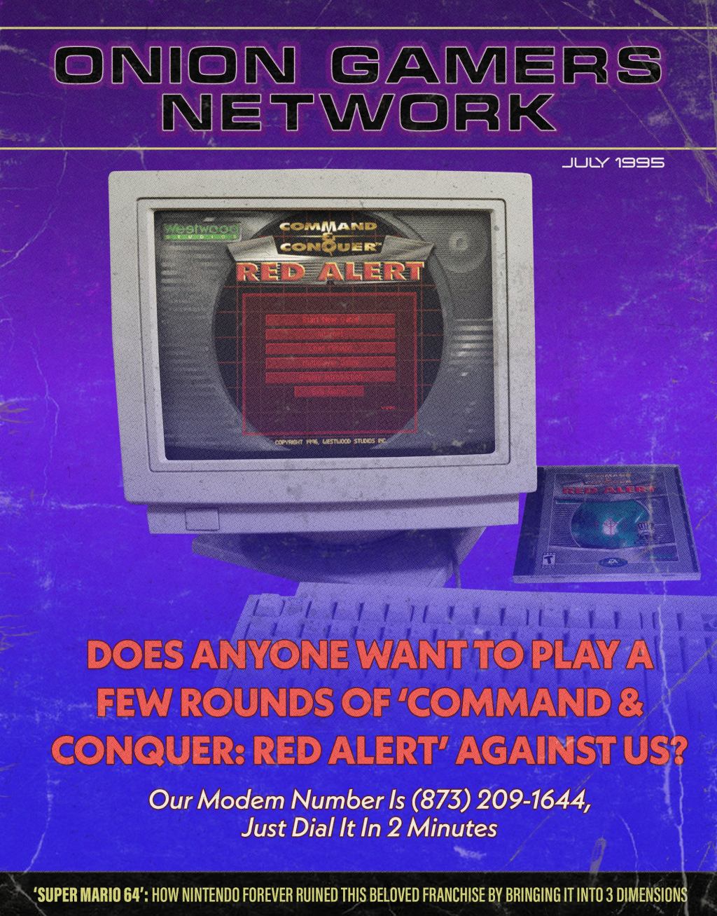 Does Anyone Want To Play A Few Rounds Of Command & Conquer: Red Alert Against Us?