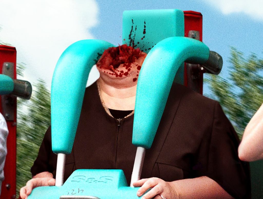 Elena Kagan Decapitated During Rollercoaster Ride