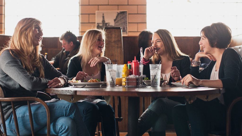 ‘I Can’t Wait For Things To Get Back To Normal,’ Says Woman Spending Friday Night Dining With Friends In Crowded Indoor Restaurant