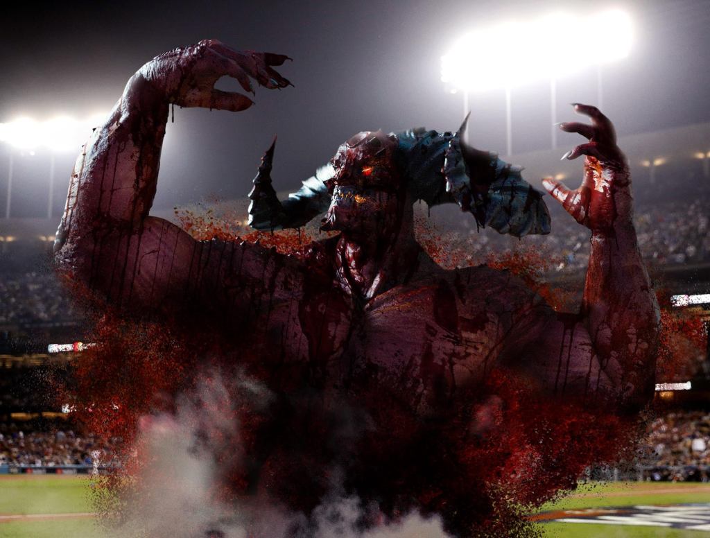 Dodgers Sprayed With Blood, Viscera As Screaming Playoff Demon Bursts From Clayton Kershaw’s Body