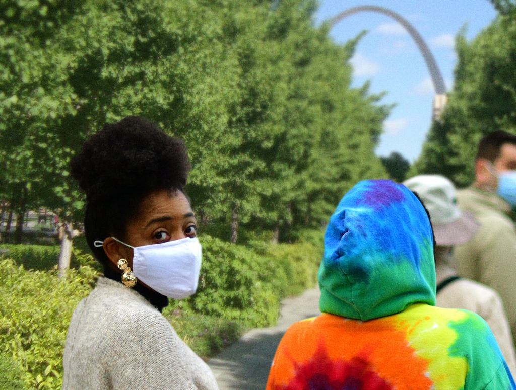 Georgia Resident Still In Line To Vote Happy She At Least Has Nice View Of The Gateway Arch