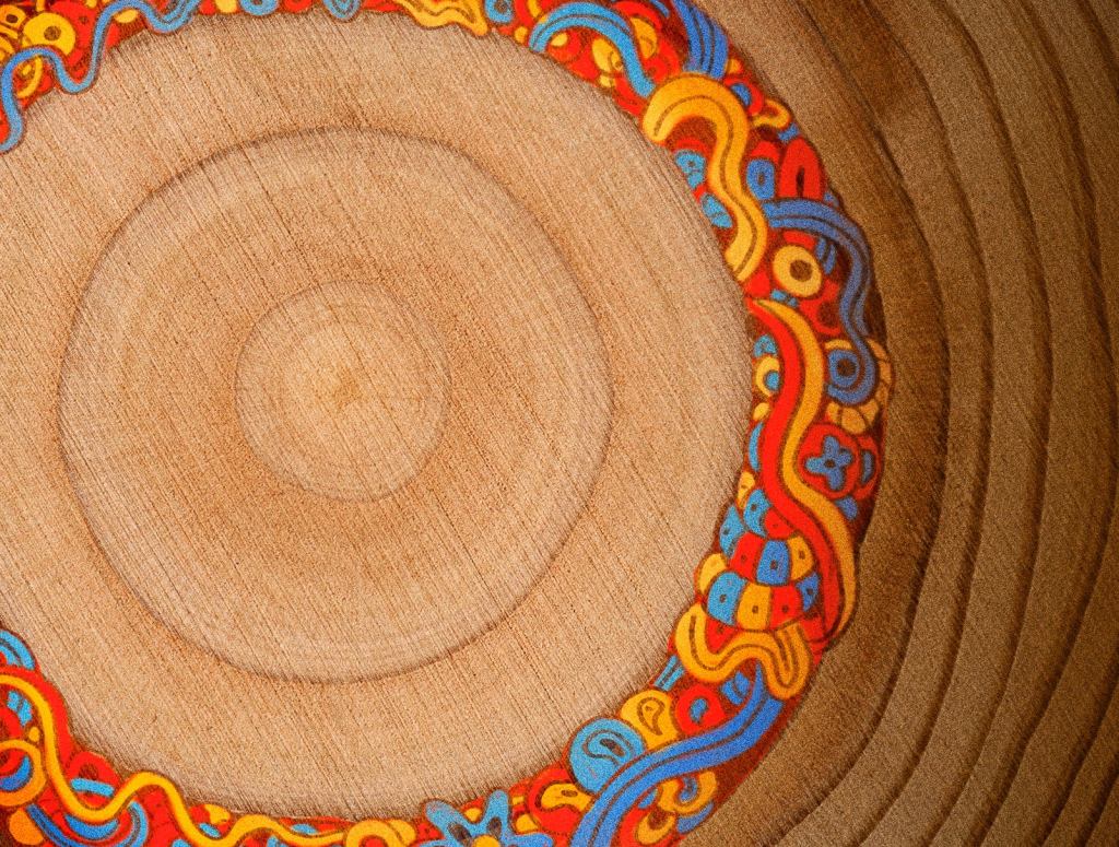 Cross Section Of Tree Suggests It May Have Gone Through Psychedelic Period During ’60s