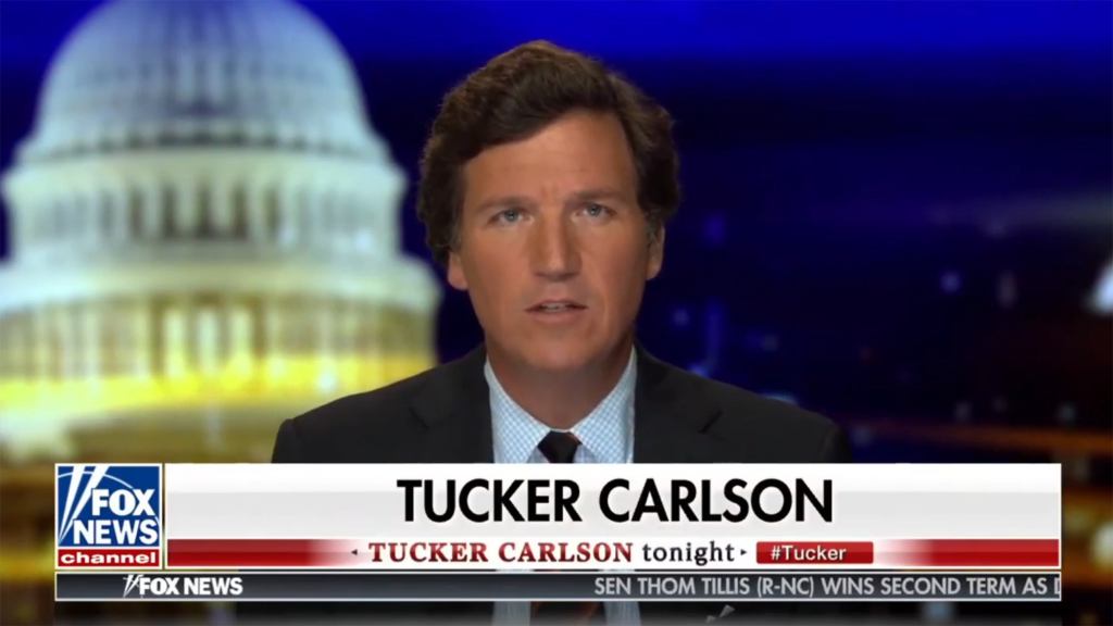 ‘I…I Am The Mainstream Media,’ Realizes Horrified Tucker Carlson Spiraling Live On Air